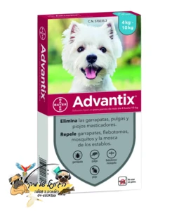 ADVANTIX אדוונטיקס אמפולות לכלב 4-10 ק"ג 4 יחידות