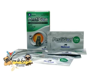 פסטיגון נגד פרעושים וקרציות לחתול PASTIGON