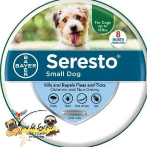 SERESTO קולר סרסטו לכלבים נגד פרעושים וקרציות וכינים עד 8 ק"ג