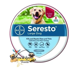 SERESTO קולר סרסטו לכלבים נגד פרעושים וקרציות וכינים מעל 8 ק"ג