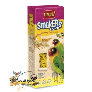 Vitapol Smakers זוג מקלות דבש ויטפול לציפור אהבה בתוספת ביצים 80g