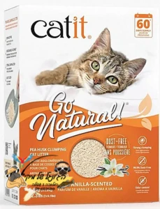 CAT IT חול אפונה טבעי מתגבש בניחוח וניל 5.6kg