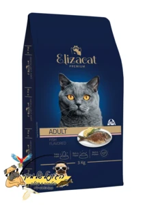 Elizacat אליזקט מזון יבש לחתולים בוגרים דגים 3kg