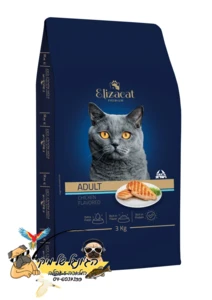 Elizacat אליזקט מזון יבש לחתולים בוגרים עוף 3kg
