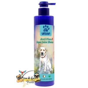 URBAN אורבן שמפו לכלבים עם אלוברה וקוקס דוחה פרעושים וקרציות 450ml