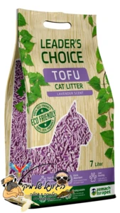 LEADERS CHOICE TOFU מצע חתולים טופו בניחוח לבנדר 7 ליטר