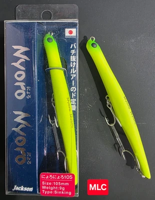 Jackson - nyoro nyoro 105mm/9g sinking #MLC