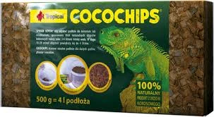 TROPICAL COCOCHPS מצע שבבי קוקוס לזוחלים 500g
