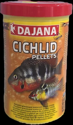 DAJANA-CICHLID-PELLETS דג'נה ציקליד פאלטס 1000ml
