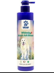 URBAN אורבן שמפו לכלבים עם פרווה לבנה 450ml