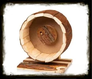 GIGA-MOUSE גלגל למכרסמים מעץ 16ס"מ