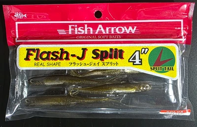 Fish Arrow Flash J Split Tail Shad Kosan Ayu Silver "4