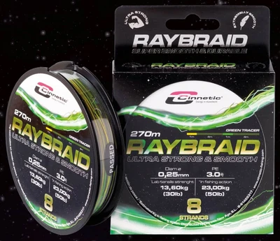cinnetic - ray braid ultra strong smooth 270m 0.20M 2PE