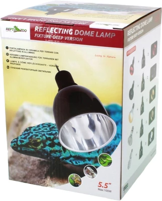 ReptiZoo-בית מנורה כיפתי קוטר 14 ס"מ עד 100W