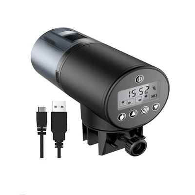 מאכיל אוטומטי נטען תצוגת לד עד 4 האכלות ביום