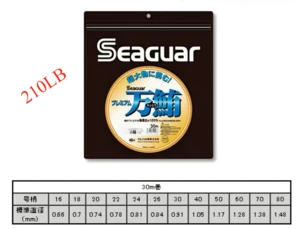 SEAGUAR Premium .#60-210lb-30m Made in Japan