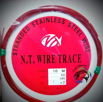 N.T - wire trace nylon red 10m 40LB