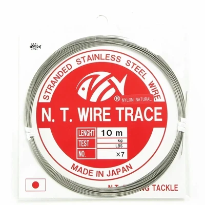 N.T - Wire Trace Stranded Stainless Steel Wire 10m 100LB