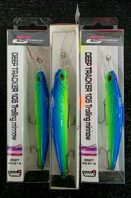 cinnetic - deep tracker 105 trolling minnow/17g MAX DIP 5 M