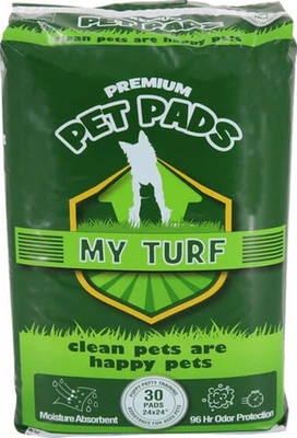 MY TURF-פדים לאימון גורים 30 יח'' עם פחם פעיל