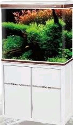 אקווריום עם תאורת לד קוקו 80 ס"מ D-800M (לבן)