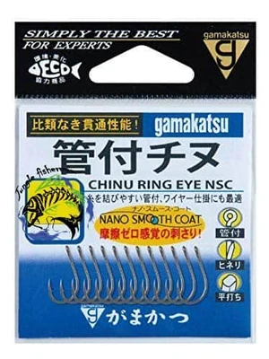 gamakatsu - 68764 chinu ring eye nsc size 8 9 pcs
