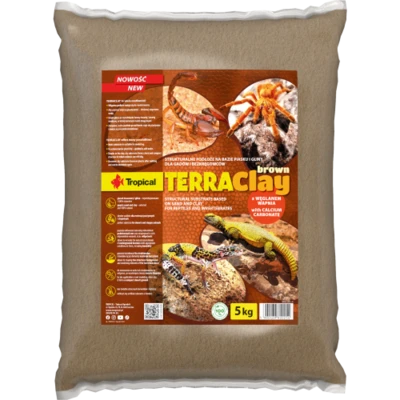 טרהקליי מצע לטרריום חום 5kg