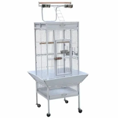 כלוב לתוכים גדולים A11 לבן