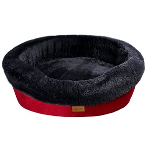 דובקס מיטת פרווה עגולה בורדו 25*80 M