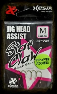Xesta Star Claw Jig Head Assist Hooks Size M
