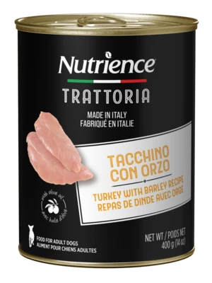 Nutrience-נוטריאנס פטה הודו ושעורה לכלב 400g