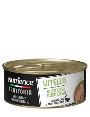Nutrience-נוטריאנס פטה עגל לחתולים 85g