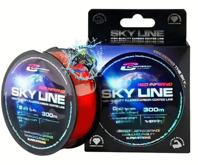 cinnetic - sky line red infernd 300m (Fluorocarbon) 0.22MM