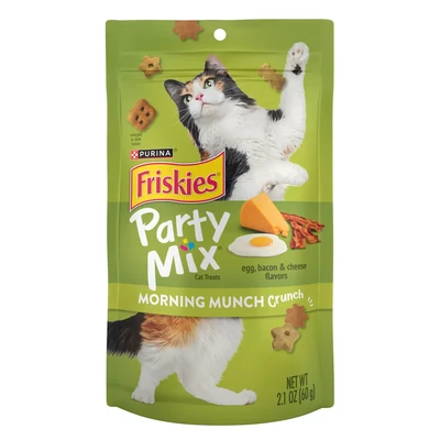 פריסקיז PARTY MIX חטיף לחתול פארטי מיקס מאנץ בוקר 60 גרם