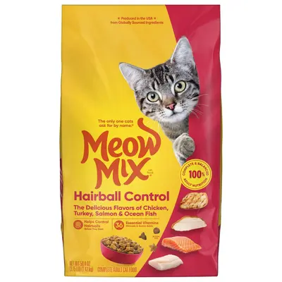 Meow Mix מיאו מיקס היירבול 1.42 ק"ג