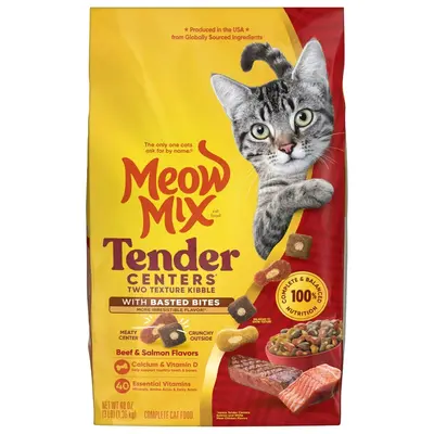Meow Mix מיאו מיקס בקר וסלמון 1.36 ק"ג