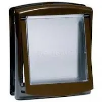 דלת לכלב וחתול 352*294 מ"מ צבע חום פטסייף