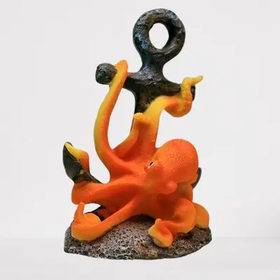 דקורציה תמנון עם עוגן