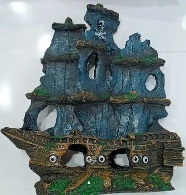 דקורציה ספינה 37גובה+אורך33