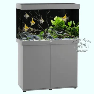 אקווריום ריו 290 לד אפור+שולחן ותאורה חבילת מבצע