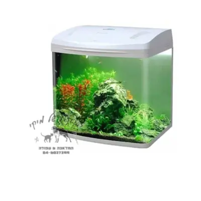 אקווריום עם תאורת לד 39 ס"מ לבן B238