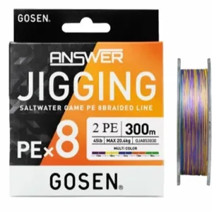 GOSEN Answer Jigging PE×8 300m 2PE 35LB