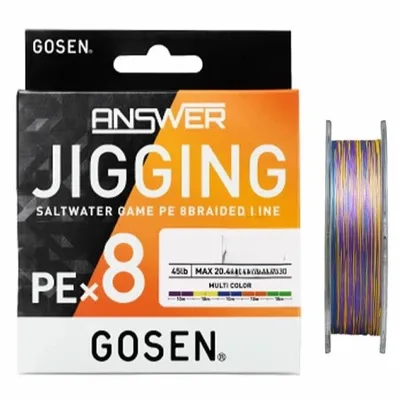 GOSEN Answer Jigging PE×8 400m 1PE 20LB