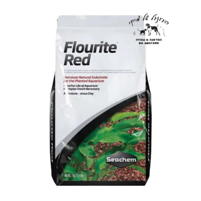 FlouriteRed מצע חצץ אדום 7 ק"ג