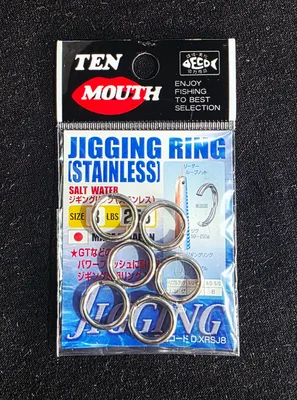 NT TEN MOUTH JIGGING RING SIZE 8 256LB 6 PCS