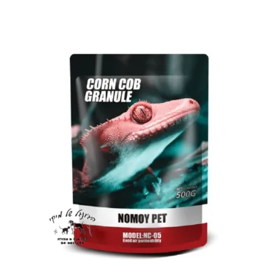 מצע לזוחלים כדורי קלח תירס 500 גרם