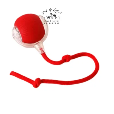 צעצוע USB כדור לחתול עם שרוך