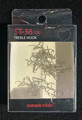 ST-36 Treble Hooks SIZE 12 25PCS