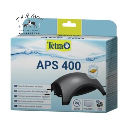 Tetra-APS-400 משאבת אוויר 2 יציאות שחור