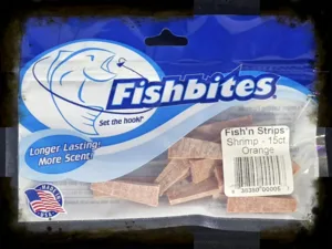 Fishbites Fish'n Strips® Shrimp orange 15ct שרימפס